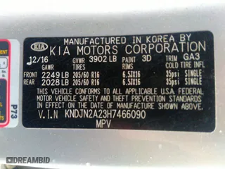 2017 Kia Soul with VIN KNDJN2A23H7466090, listed as a IAAI auction lot 41325788 with 84,540 mi miles. Bid and sale history available at carsss.com. Image 9.