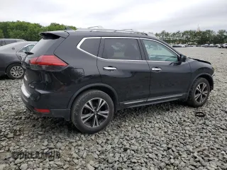 2017 Nissan Rogue SL with VIN 5N1AT2MV2HC857035, listed as a Copart auction lot 62498895 with 88,385 mi miles and Salvage title. Bid and sale history available at DreamBid. Image 3.