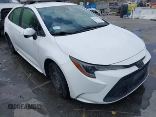 2020 Toyota Corolla LE with VIN JTDEPRAE1LJ109839, listed as a IAAI auction lot 42090736 with 49,895 mi miles. Bid and sale history available at carsss.com. Image 1.