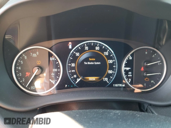 2016 Buick Envision Premium II with VIN LRBFXFSX8GD223309, listed as a Copart auction lot 72771584 with 110,778 mi miles and Salvage Title. Bid and sale history available at carsss.com. Image 9.