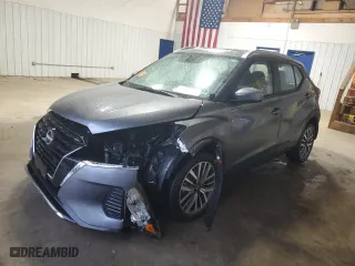 2024 Nissan Kicks SV with VIN 3N1CP5CV8RL482720, listed as a Copart auction lot 47819715 with 20,867 mi miles and Salvage Title. Bid and sale history available at carsss.com. Image 1.
