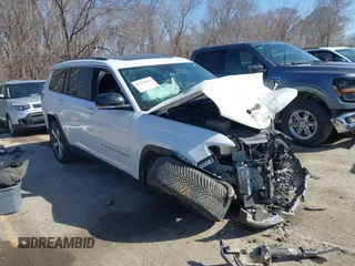 2022 Jeep Grand Cherokee Limited with VIN 1C4RJJBG1N8568383, listed as a IAAI auction lot 41734465 with 42,410 mi miles and . Bid and sale history available at DreamBid. Image 1.