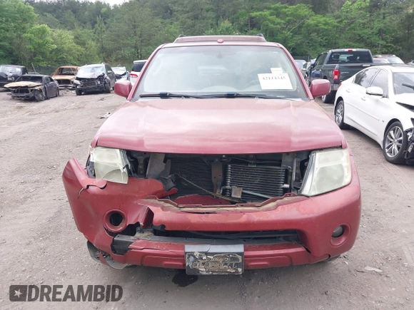 2008 Nissan Pathfinder LE with VIN 5N1AR18U78C646536, listed as a IAAI auction lot 42114345 with 166,698 mi miles and . Bid and sale history available at DreamBid. Image 6.