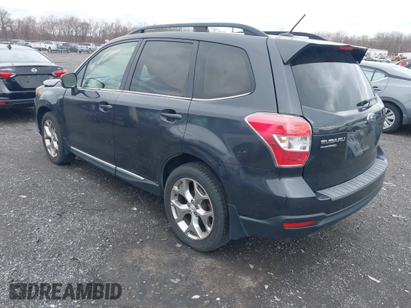 2015 Subaru Forester Touring with VIN JF2SJAWC0FH585722, listed as a IAAI auction lot 41734016 with 90,728 mi miles and . Bid and sale history available at DreamBid. Image 3.