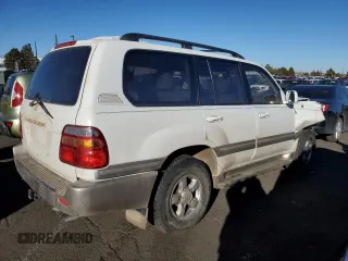 2000 Toyota Land Cruiser with VIN JT3HT05J5Y0098308, listed as a Copart auction lot 88364875 with 157,684 mi miles and Salvage Title. Bid and sale history available at carsss.com. Image 3.