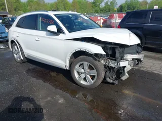 2019 Audi Q5 Premium Plus z VIN WA1BNAFY2K2128903, wystawiony jako IAAI lot #42203782 z przebiegiem 55 591 mil mil oraz . Historia ofert i sprzedaży dostępna na DreamBid. Obrazek 1.