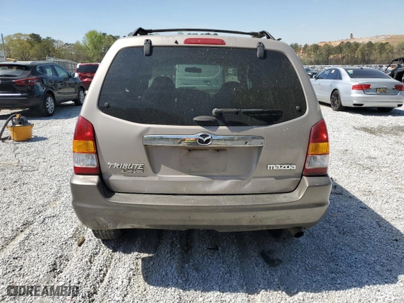 2001 Mazda Tribute LX with VIN 4F2YU091X1KM39019, listed as a Copart auction lot 50946945 with 255,148 mi miles and Salvage Title. Bid and sale history available at carsss.com. Image 6.