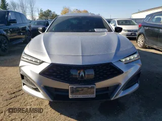 2021 Acura TLX w/A-Spec Package with VIN 19UUB6F51MA801460, listed as a Copart auction lot 80965304 with 0 mi miles and Clean Title. Bid and sale history available at carsss.com. Image 5.