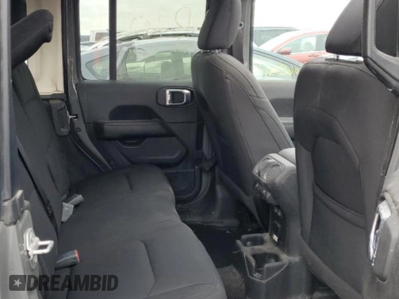 2021 Jeep Wrangler Unlimited Sahara High Altitude with VIN 1C4HJXEG3MW614509, listed as a Copart auction lot 80878533 with 45,660 mi miles and Clean title. Bid and sale history available at DreamBid. Image 10.