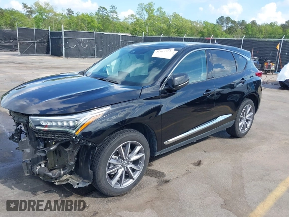 2020 Acura RDX w/Technology Pkg with VIN 5J8TC1H57LL002097, listed as a IAAI auction lot 41957752 with 60,945 mi miles. Bid and sale history available at carsss.com. Image 17.