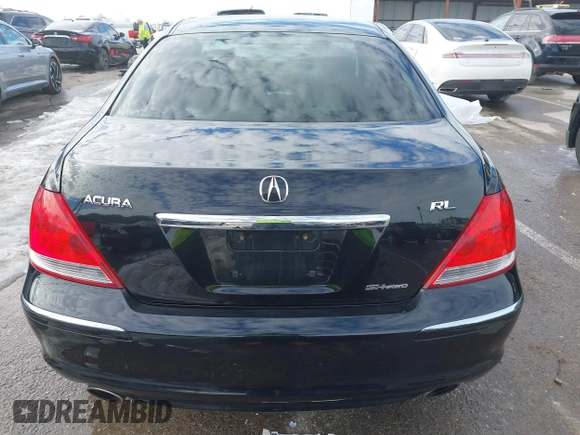 2008 Acura RL Tech Pkg with VIN JH4KB16608C001517, listed as a IAAI auction lot 41305313 with 220,509 mi miles. Bid and sale history available at carsss.com. Image 16.