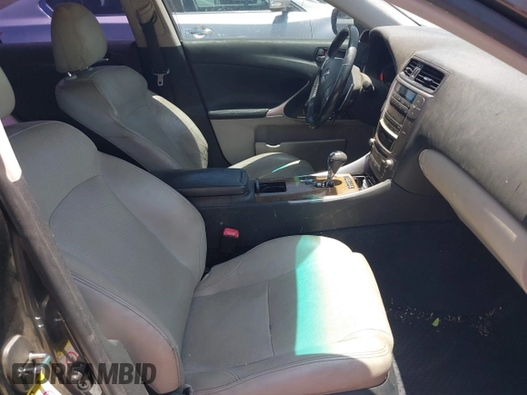 2010 Lexus IS 250 with VIN JTHBF5C20A2097349, listed as a IAAI auction lot 42381866 with 143,235 mi miles and . Bid and sale history available at DreamBid. Image 5.