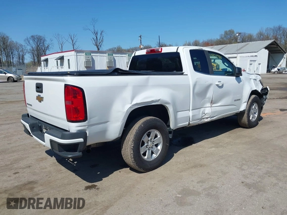 2018 Chevrolet Colorado 2WD Work Truck with VIN 1GCHSBEA4J1151641, listed as a IAAI auction lot 41927780 with 125,265 mi miles and . Bid and sale history available at DreamBid. Image 4.