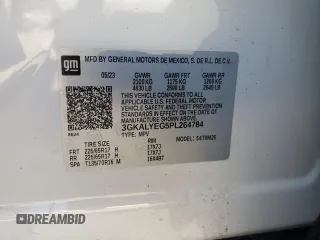 2023 GMC Terrain AT4 with VIN 3GKALYEG5PL264784, listed as a Copart auction lot 62915385 with 35,868 mi miles and Clean title. Bid and sale history available at DreamBid. Image 13.