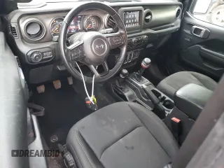 2021 Jeep Wrangler Willys with VIN 1C4GJXAG8MW756324, listed as a Copart auction lot 61951645 with 37,601 mi miles and Salvage title. Bid and sale history available at DreamBid. Image 8.