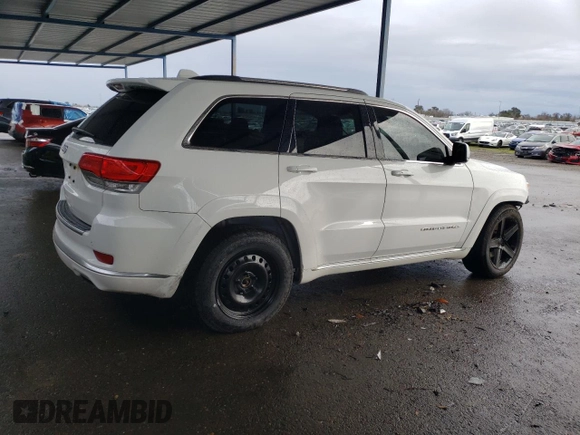 2015 Jeep Grand Cherokee Summit with VIN 1C4RJFJT1FC844975, listed as a Copart auction lot 45424455 with 75,471 mi miles and Salvage Title. Bid and sale history available at carsss.com. Image 3.