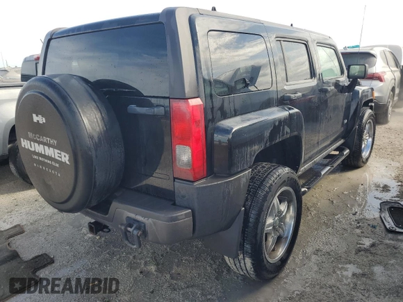 2006 Hummer H3 with VIN 5GTDN136868216190, listed as a Copart auction lot 76099474 with 182,268 mi miles and Non Repairable. Bid and sale history available at carsss.com. Image 3.