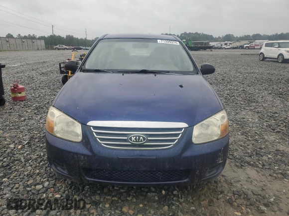 2008 Kia Spectra EX with VIN KNAFE122385539823, listed as a Copart auction lot 71399374 with 142,989 mi miles and Salvage Title. Bid and sale history available at carsss.com. Image 5.