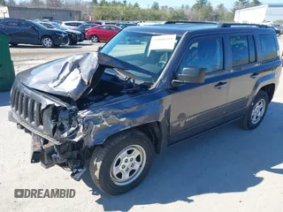 2015 Jeep Patriot Sport with VIN 1C4NJRBB6FD408803, listed as a IAAI auction lot 41808339 with 79,631 mi miles and . Bid and sale history available at carsss.com. Image 2.