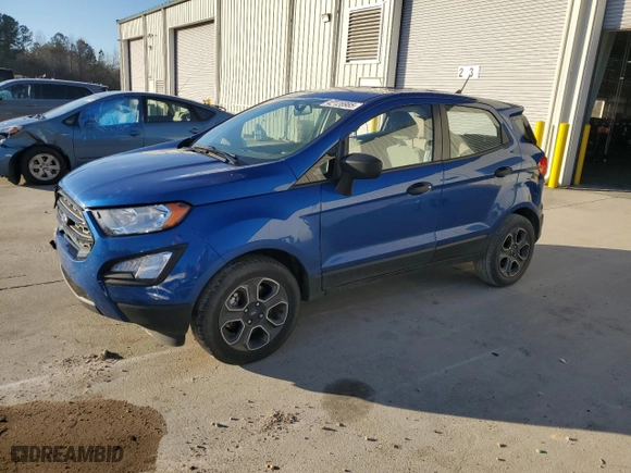 2021 Ford EcoSport S with VIN MAJ3S2FE7MC452639, listed as a Copart auction lot 42128985 with NaN miles and Salvage Title. Bid and sale history available at carsss.com. Image 1.