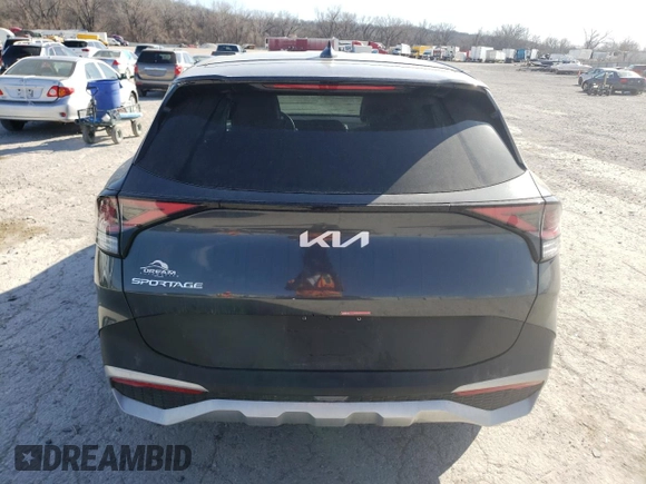 2024 Kia Sportage EX with VIN 5XYK33DF9RG141866, listed as a Copart auction lot 45470684 with 13,694 mi miles and Salvage Title. Bid and sale history available at carsss.com. Image 6.