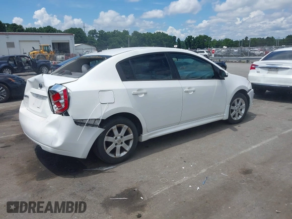 2011 Nissan Sentra S with VIN 3N1AB6AP8BL631164, listed as a IAAI auction lot 42650002 with 191,125 mi miles and . Bid and sale history available at DreamBid. Image 4.
