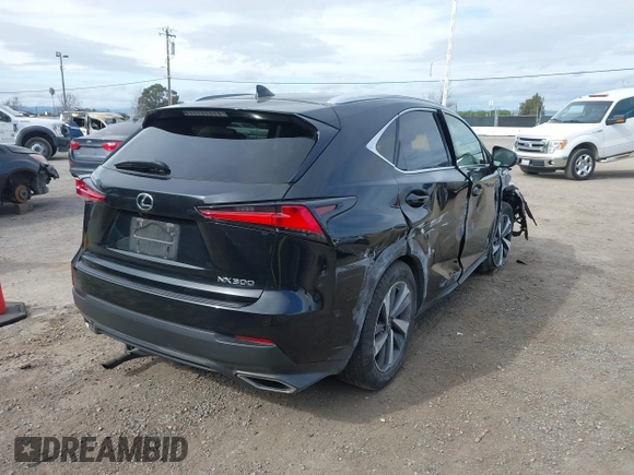 2019 Lexus NX with VIN JTJYARBZ0K2152235, listed as a IAAI auction lot 41658197 with 54,802 mi miles. Bid and sale history available at carsss.com. Image 4.