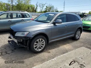 2014 Audi Q5 Premium Plus with VIN WA1LFAFP9EA024279, listed as a Copart auction lot 50871584 with 136,483 mi miles and Salvage Title. Bid and sale history available at carsss.com. Image 1.