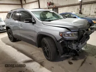 2023 GMC Acadia SLT with VIN 1GKKNULSXPZ207200, listed as a Copart auction lot 42256975 with 28,312 mi miles and Salvage Title. Bid and sale history available at DreamBid. Image 4.