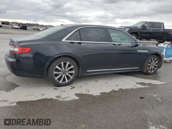 2017 Lincoln Continental Premiere with VIN 1LN6L9PK0H5609211, listed as a Copart auction lot 48737375 with 209,826 mi miles and Salvage Title. Bid and sale history available at carsss.com. Image 3.
