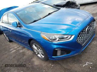 2019 Hyundai Sonata SEL with VIN 5NPE34AF6KH736888, listed as a IAAI auction lot 41803156 with 65,772 mi miles and . Bid and sale history available at DreamBid. Image 1.