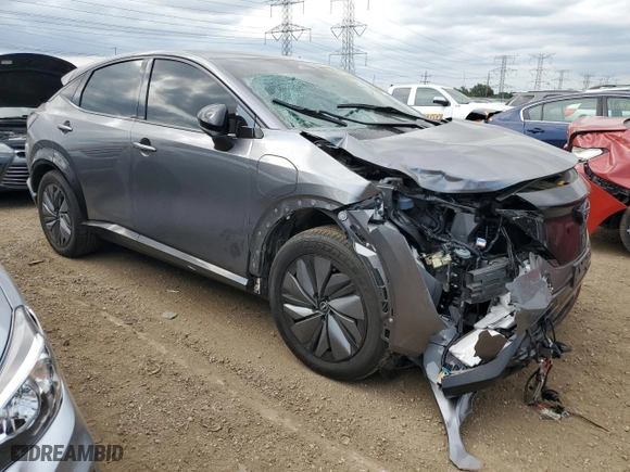 2023 Nissan ARIYA EVOLVE+ with VIN JN1DF0BB8PM702331, listed as a Copart auction lot 66214854 with 4,795 mi miles and Salvage Title. Bid and sale history available at carsss.com. Image 4.