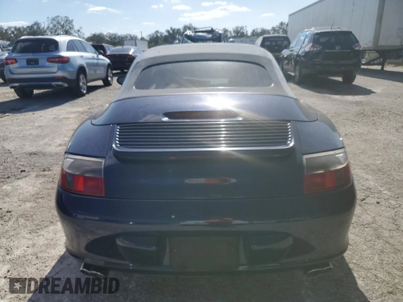 2005 Porsche 911 Carrera with VIN WP0CA29945S650078, listed as a Copart auction lot 76583414 with 92,356 mi miles and Salvage Title. Bid and sale history available at carsss.com. Image 6.