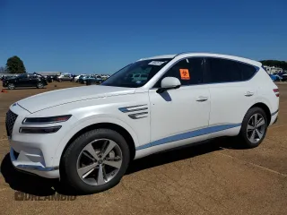 2021 Genesis GV80 with VIN KMUHCESCXMU051032, listed as a Copart auction lot 48432615 with 130,864 mi miles and Salvage Title. Bid and sale history available at DreamBid. Image 1.