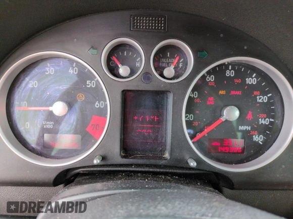 2005 Audi TT with VIN TRUUT28N951011316, listed as a Copart auction lot 51830155 with 149,395 mi miles and Salvage Title. Bid and sale history available at carsss.com. Image 9.