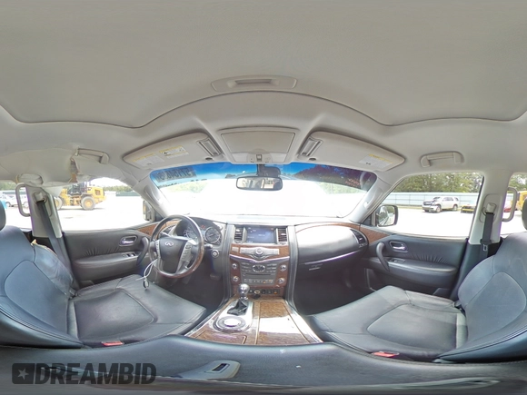 2016 Infiniti QX80 with VIN JN8AZ2NF9G9610685, listed as a Copart auction lot 57154685 with 94,176 mi miles and Salvage title. Bid and sale history available at DreamBid. Image 15.
