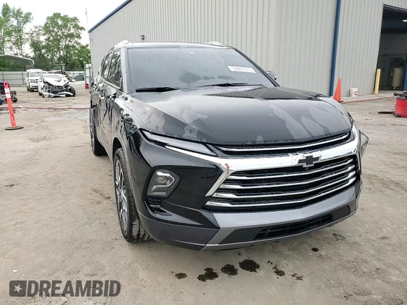 2024 Chevrolet Blazer Premier with VIN 3GNKBFRS3RS160493, listed as a Copart auction lot 53857315 with 12,722 mi miles and Salvage title. Bid and sale history available at DreamBid. Image 13.
