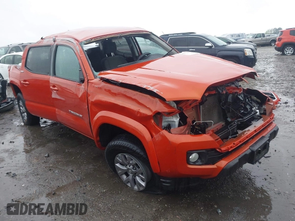 2017 Toyota Tacoma SR5 with VIN 5TFDZ5BN0HX015629, listed as a IAAI auction lot 42002103 with 127,829 mi miles. Bid and sale history available at carsss.com. Image 1.