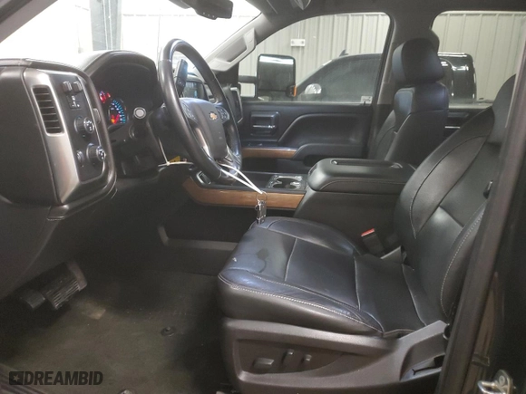 2018 Chevrolet Silverado 1500 LTZ with VIN 3GCUKSECXJG258906, listed as a Copart auction lot 44376495 with 57,428 mi miles and Salvage Title. Bid and sale history available at carsss.com. Image 7.