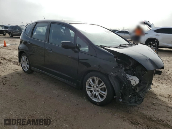 2010 Honda Fit Sport with VIN JHMGE8H44AS021590, listed as a Copart auction lot 52333635 with 137,770 mi miles and Salvage title. Bid and sale history available at DreamBid. Image 4.