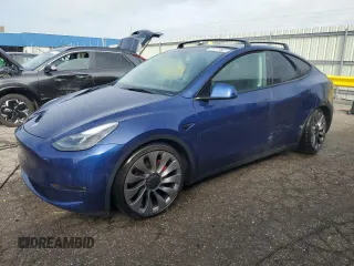 2022 Tesla Model Y Performance с VIN 7SAYGDEF8NF341421, выставлен на аукционе Copart как лот 60898375 с пробегом 63 836 миль миль и Чистый • Clean title. История ставок и продаж доступна на DreamBid. Изображение 1.