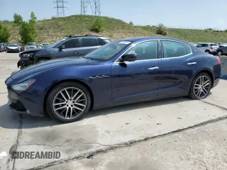 2017 Maserati Ghibli S Q4 z VIN ZAM57RTA0H1198879, wystawiony jako Copart lot #58850015 z przebiegiem 29 834 mil mil oraz Nie do naprawy. Historia ofert i sprzedaży dostępna na DreamBid. Obrazek 1.