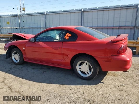 1997 Ford Mustang with VIN 1FALP4041VF100606, listed as a Copart auction lot 48688245 with 178,912 mi miles and Clean Title. Bid and sale history available at carsss.com. Image 2.