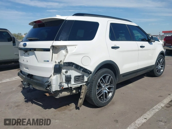 2017 Ford Explorer Sport with VIN 1FM5K8GT0HGA23095, listed as a IAAI auction lot 42129939 with 110,697 mi miles and . Bid and sale history available at carsss.com. Image 4.