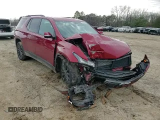 2022 Chevrolet Traverse RS with VIN 1GNERJKW6NJ130246, listed as a Copart auction lot 45039085 with 53,215 mi miles and Salvage title. Bid and sale history available at DreamBid. Image 12.