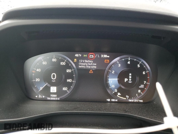 2020 Volvo XC40 Inscription with VIN YV4162UL7L2293906, listed as a Copart auction lot 51776465 with 75,364 mi miles and Clean Title. Bid and sale history available at DreamBid. Image 9.