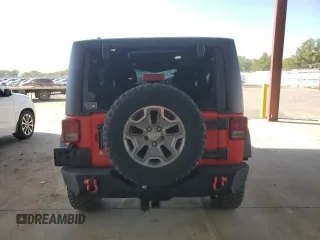 2018 Jeep Wrangler JK Unlimited Rubicon with VIN 1C4BJWFG2JL812221, listed as a Copart auction lot 74482114 with 0 mi miles and Salvage Title. Bid and sale history available at carsss.com. Image 6.