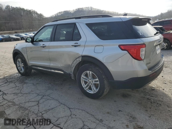 2022 Ford Explorer XLT with VIN 1FMSK8DH2NGB06154, listed as a Copart auction lot 45265545 with 93,803 mi miles and Salvage Title. Bid and sale history available at DreamBid. Image 2.