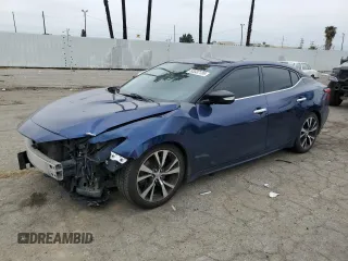 2018 Nissan Maxima SV z VIN 1N4AA6AP5JC375629, wystawiony jako Copart lot #53332135 z przebiegiem 135 372 mil mil oraz Szkoda całkowita • Salvage title. Historia ofert i sprzedaży dostępna na DreamBid. Obrazek 1.