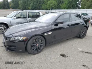 2017 Jaguar XE 35t Prestige with VIN SAJAK4BVXHA948749, listed as a Copart auction lot 68184864 with 59,695 mi miles and Salvage Title. Bid and sale history available at carsss.com. Image 1.
